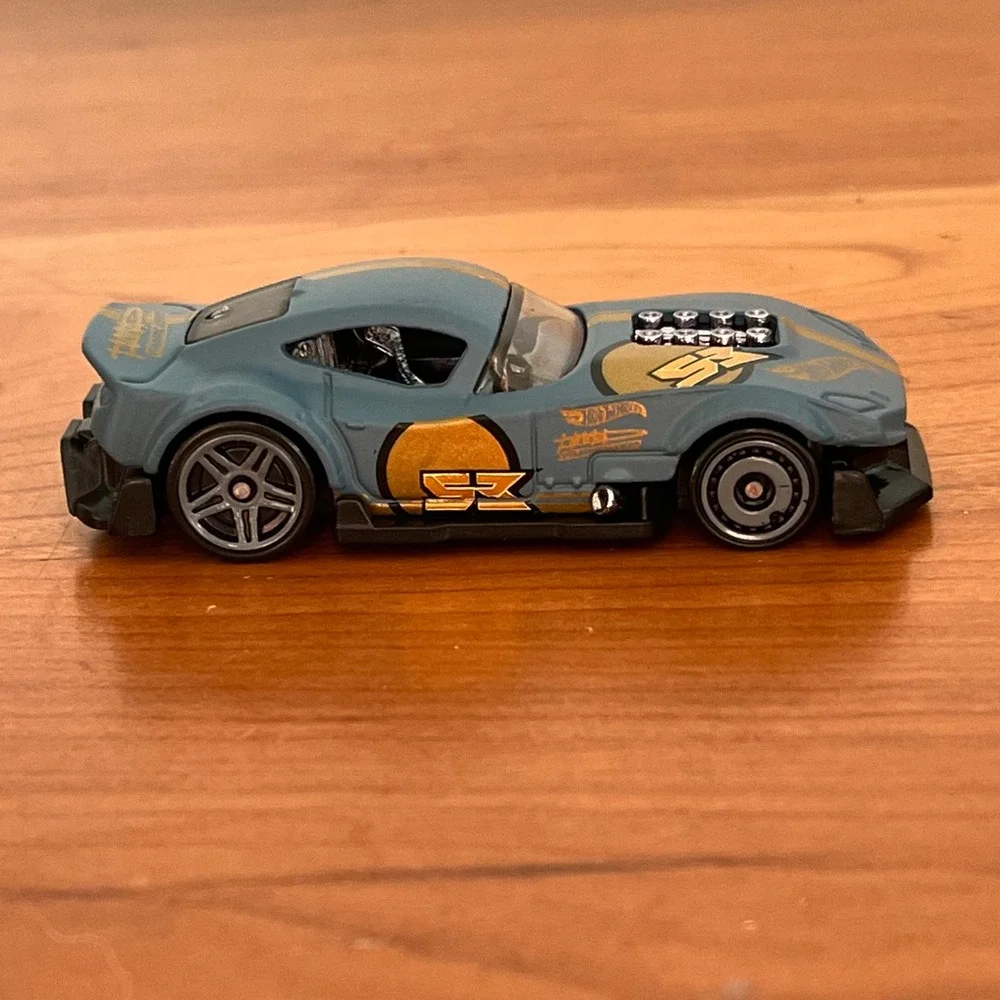 Hot Wheels Muscle and Blown GRX50 Matte‎ Blue Gold 53 Graphics Diecast Car 2020